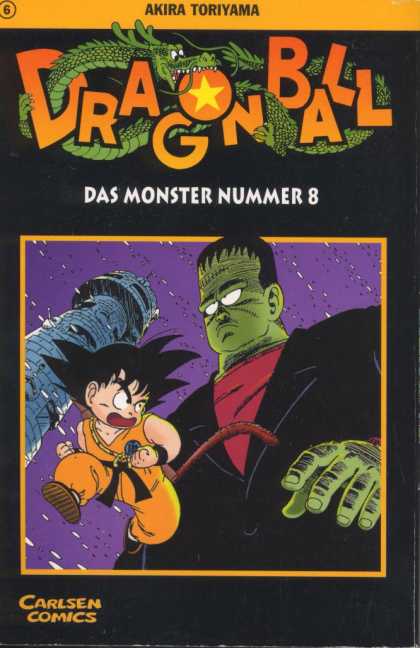 Dragonball 7 - Frankenstein - Castle Tower - Green Skin - Stitched On Forehead - Scary
