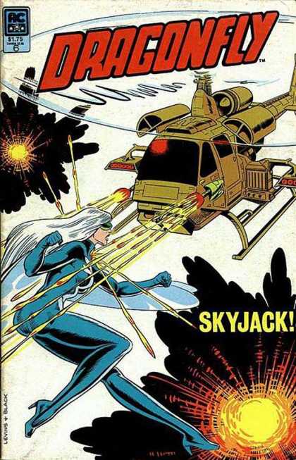Dragonfly 6 - Dragonfly - Helicopter - Skyjack - Blue Woman - 175 - Bill Black