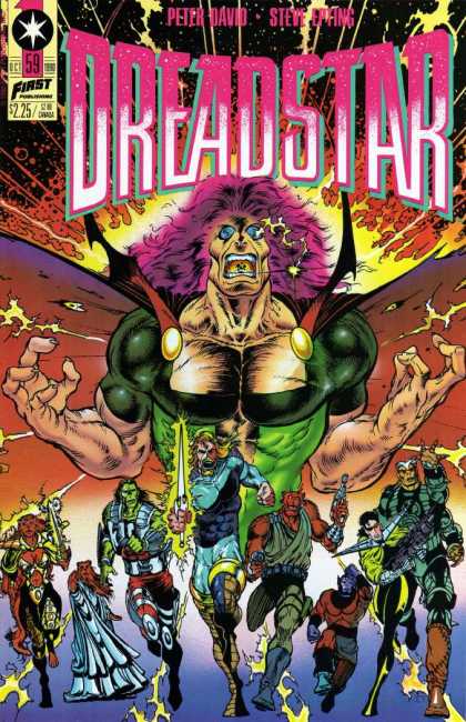 Dreadstar 59 - Dreadstar - Peter David - Steve Effing - First Comics - Space Opera - Angel Medina
