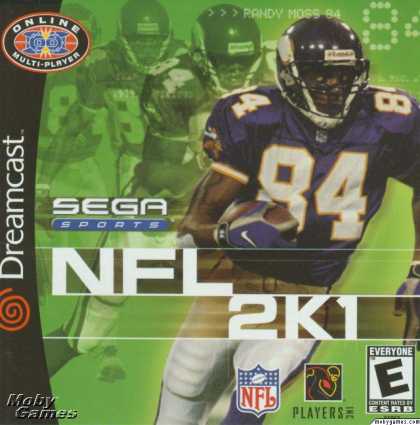 Dreamcast Games - NFL 2K1