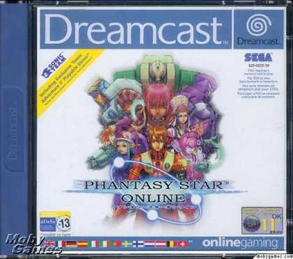 Dreamcast Games - Phantasy Star Online