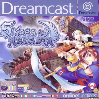 Dreamcast Games - Skies of Arcadia
