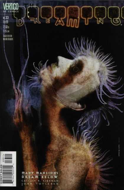 Dreaming 33 - Bloody - Hairy Figure - Profile - Spectral - Vision - Dave McKean