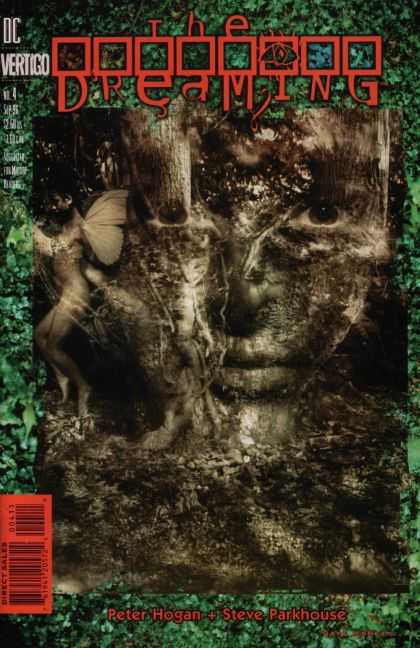 Dreaming 4 - Peter Hogan - Steve Parkhouse - Green Forest - Face In Tree Bark - Wings - Dave McKean
