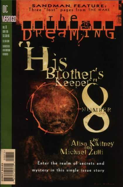 Dreaming 8 - Enter The Realm Of Secrets And Mystery In This Single Issue Story - Sign - Sandman Feature - Michael Zulli - Alisa Kwitney - Dave McKean