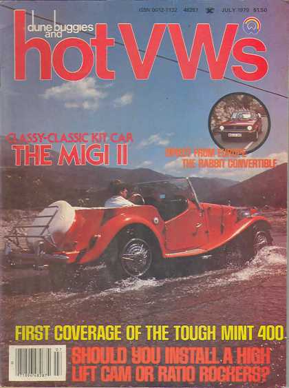 Dune Buggies and Hot VWs - July 1979