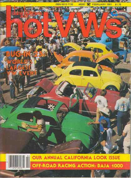 Dune Buggies and Hot VWs - February 1981