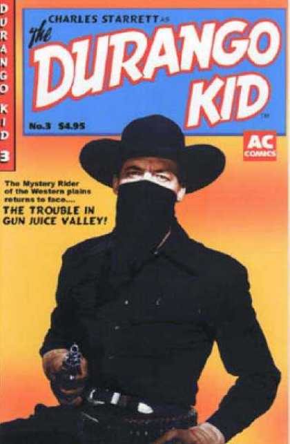 Durango Kid 3 - Wild West Gunslinger - Mystery Rider - Cowboy In Black - Charles Starrett - Masked Man
