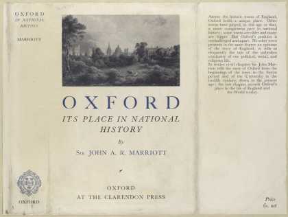 Dust Jackets - Oxford: its place in nati