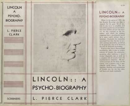 Dust Jackets - Lincoln a psycho-biograp