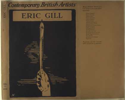 Dust Jackets - Eric Gill. (Series: Conte