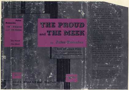Dust Jackets - The Proud and the Meek. (