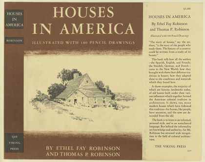 Dust Jackets - Houses in America : illus