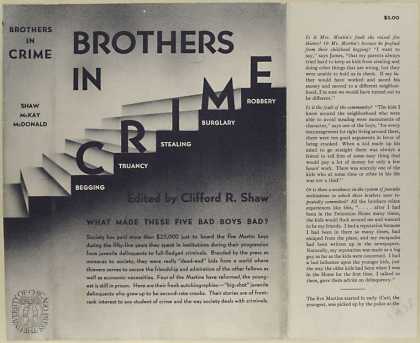 Dust Jackets - Brothers in crime / edite