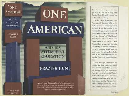 Dust Jackets - One American and his atte
