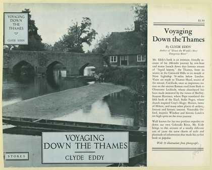 Dust Jackets - Voyaging down the Thames