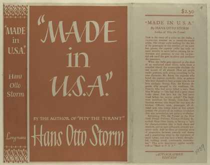 Dust Jackets - "Made in U. S. A.&qu