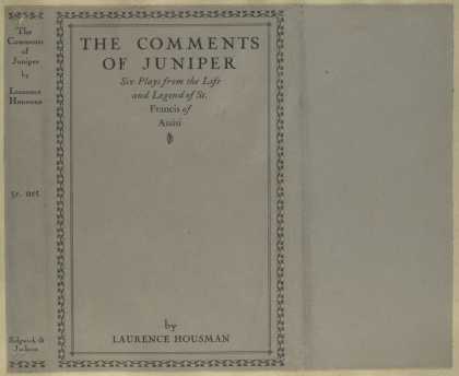 Dust Jackets - The comments of Juniper