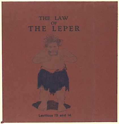 Dust Jackets - The law of the leper.
