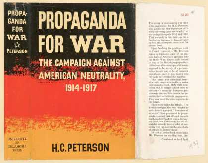 Dust Jackets - Propaganda for war the c