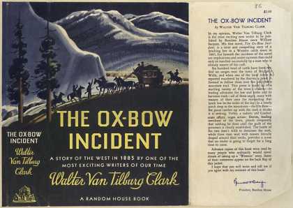 Dust Jackets - The Ox-bow incident.
