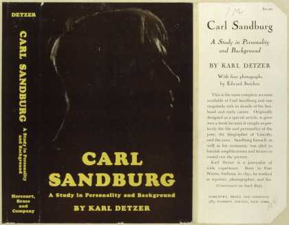 Dust Jackets - Carl Sandburg a study in