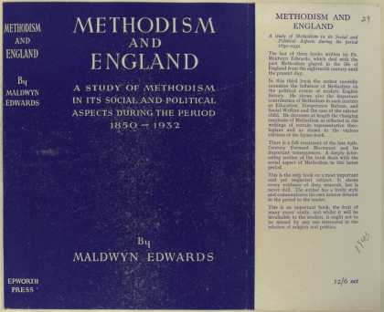 Dust Jackets - Methodism and England a