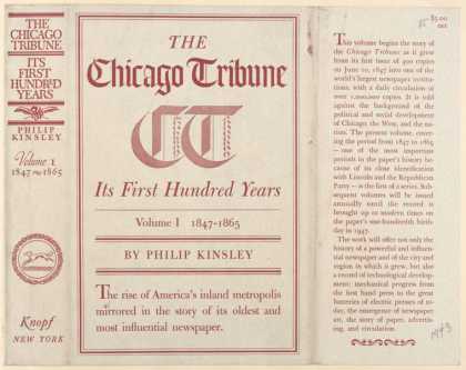 Dust Jackets - The Chicago tribune, its