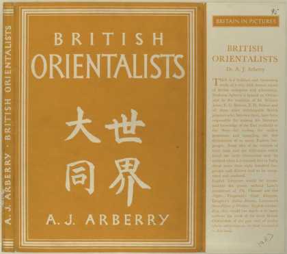 Dust Jackets - British orientalists.