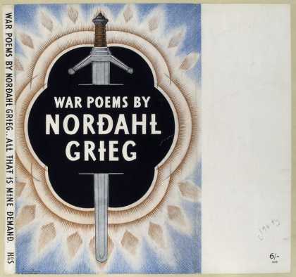 Dust Jackets - War poems of Nordahl Grie