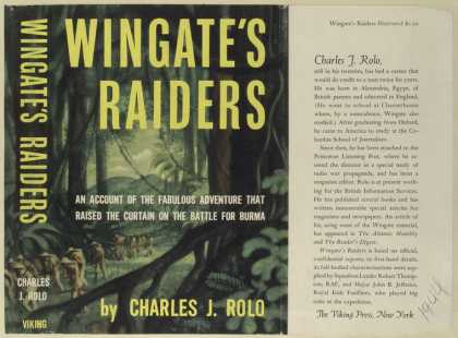 Dust Jackets - Wingate's raiders : an ac