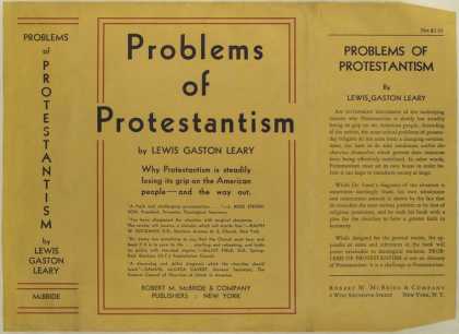 Dust Jackets - Problems of Protestantism