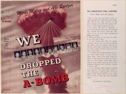 Dust Jackets - We dropped the A-bomb.