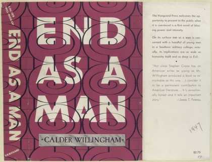 Dust Jackets - End as a Man, by Calder W