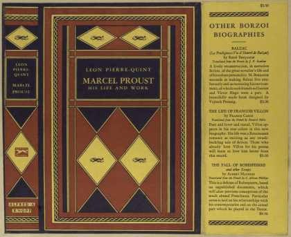 Dust Jackets - Marcel Proust, his life a