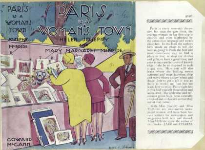 Dust Jackets - Paris is a woman's town.