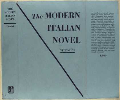 Dust Jackets - The modern Italian novel.