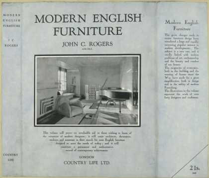 Dust Jackets - Modern English furniture.