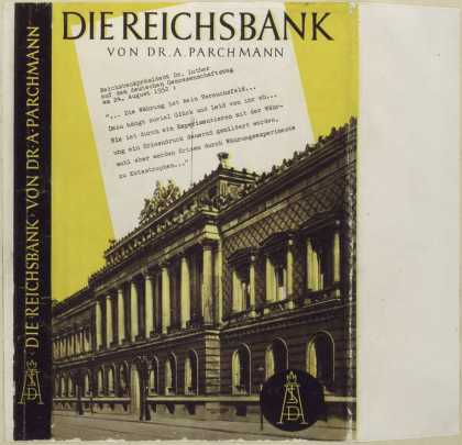 Dust Jackets - Die Reichsbank.