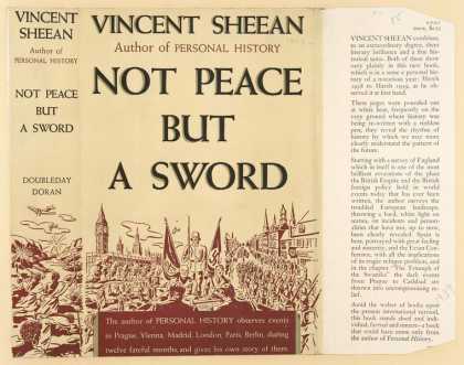 Dust Jackets - Not peace but a sword.