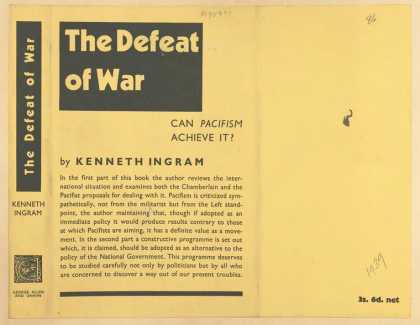Dust Jackets - The defeat of war: can pa