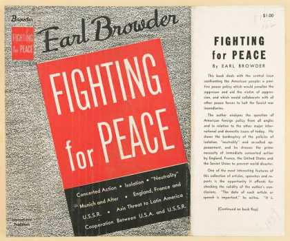 Dust Jackets - Fighting for peace.