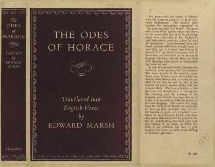 Dust Jackets - The Odes of Horace.