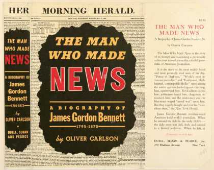 Dust Jackets - The man who made news: a
