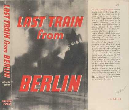 Dust Jackets - Last train from Berlin.