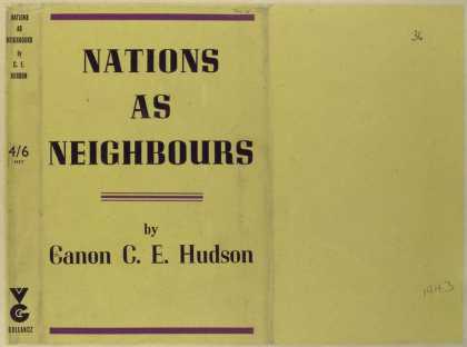 Dust Jackets - Nations as neighbors.
