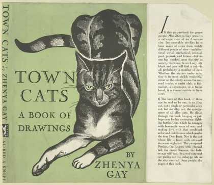 Dust Jackets - Town cats: a book of draw