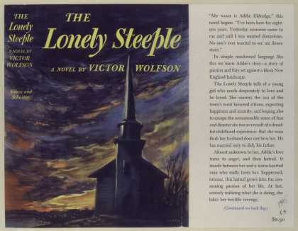 Dust Jackets - The lonely steeple, a nov