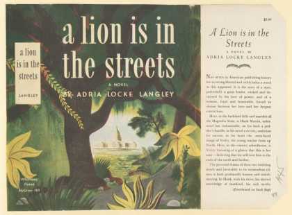 Dust Jackets - A lion is in the streets,