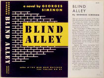 Dust Jackets - Blind Alley.